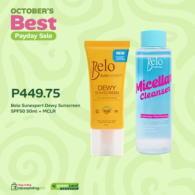 Belo Sunexpert Dewy Sunscreen SPF50 50ml + MCLR