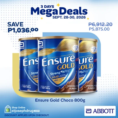 Ensure Gold Choco Strength Pro 800g x 3