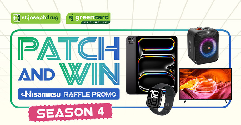 St. Joseph Drug x Hisamitsu | Patch and Win Raffle Promo Season 4