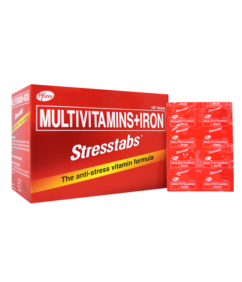 Stresstabs Multivitamins and Iron 1 Tablet St. Joseph Drug Online Store