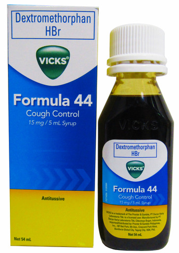 Vicks Formula 44 15mg / 5mL Syrup 54mL St. Joseph Drug Online Store
