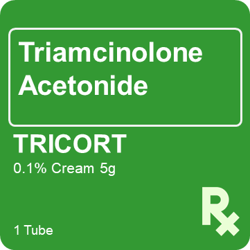 Tricort 0.1% Cream Tube 5g - St. Joseph Drug - Online Store