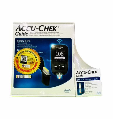 Accu-Chek Guide Wireless Blood Glucose Monitoring + Strips 25S - St ...