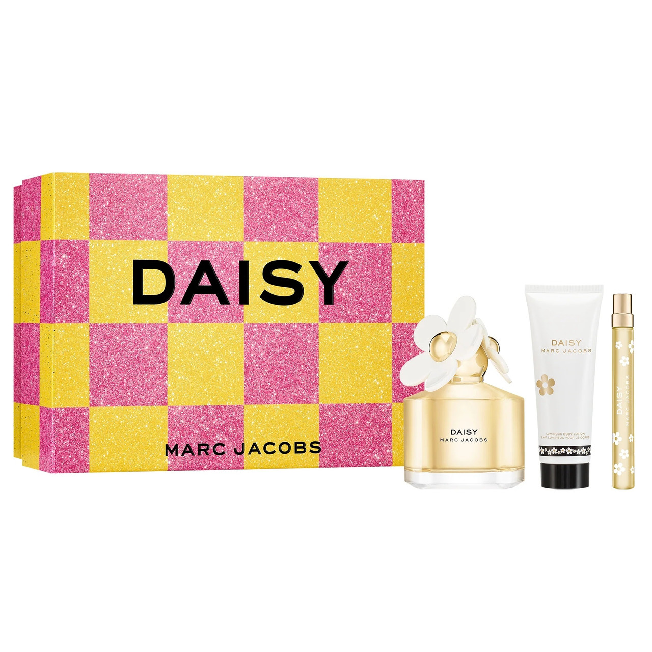 MARC JACOBS DAISY 3 PCS SET FOR WOMEN: 3.3 EAU DE TOILETTE