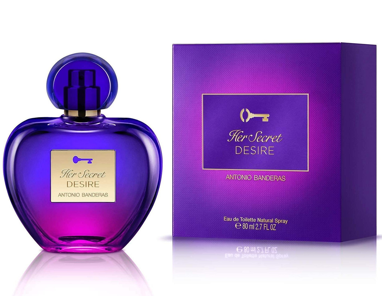 ANTONIO BANDERAS HER SECRET DESIRE 2.7 EAU DE TOILETTE SPRAY