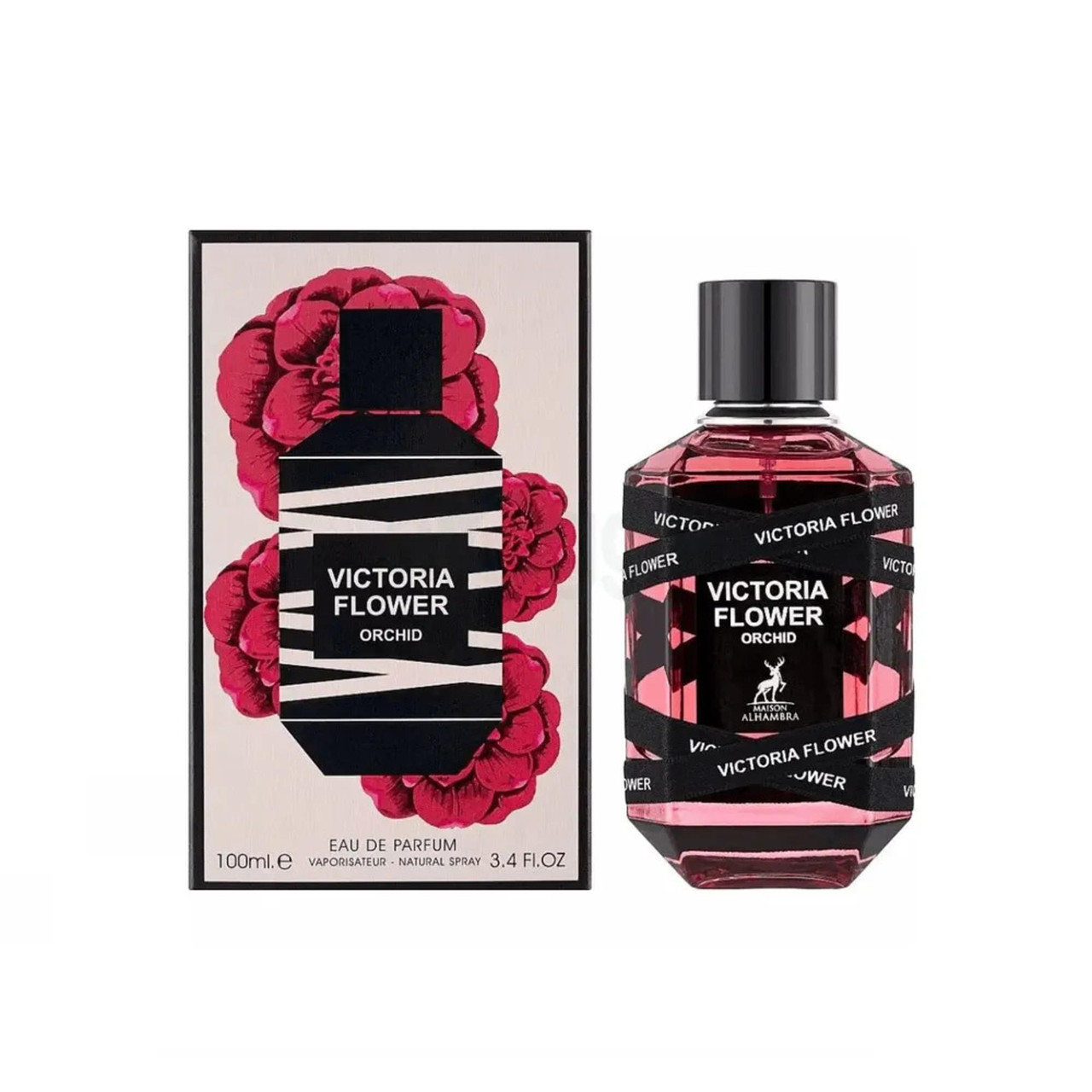 ALHAMBRA VICTORIA FLOWER ORCHID 3.4 EAU DE PARFUM SPRAY FOR WOMEN