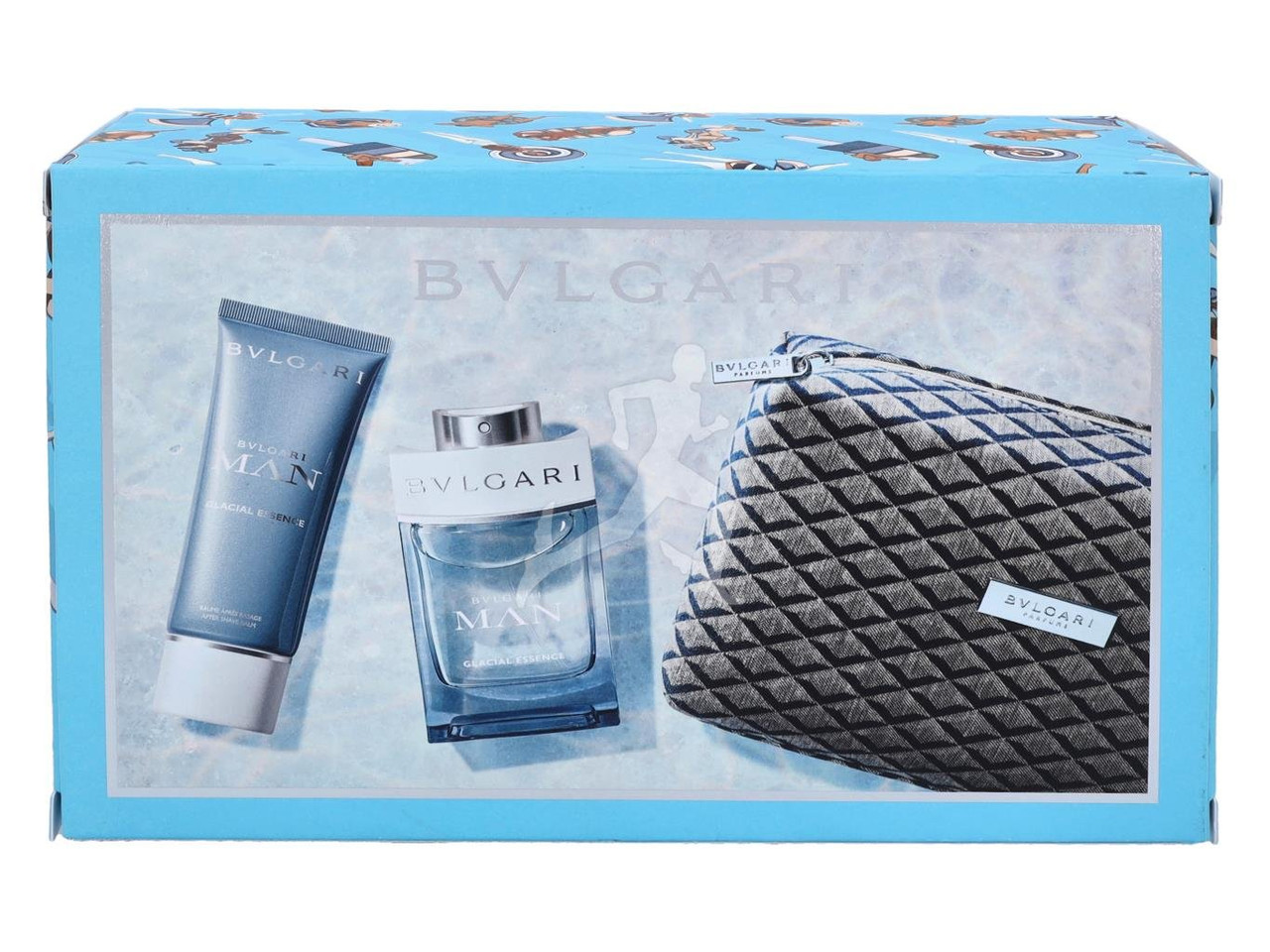 BVLGARI MAN GLACIAL ESSENCE 3 PCS SET: 3.4 EAU DE PARFUM SPRAY +