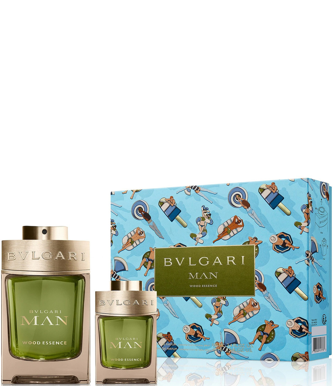 BVLGARI MAN WOOD ESSENCE 100ml & 15ml 2本 Buy Bvlgari Man Wood Essence 2 PCS Gift Set - 100ML EDP