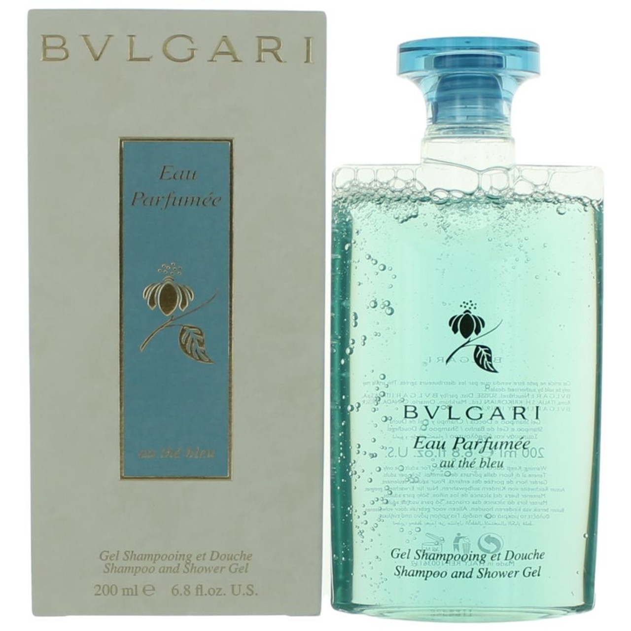 BVLGARI EAU PARFUMEE AU THE BLEU 6.8 SHOWER GEL - Nandansons International  Inc.