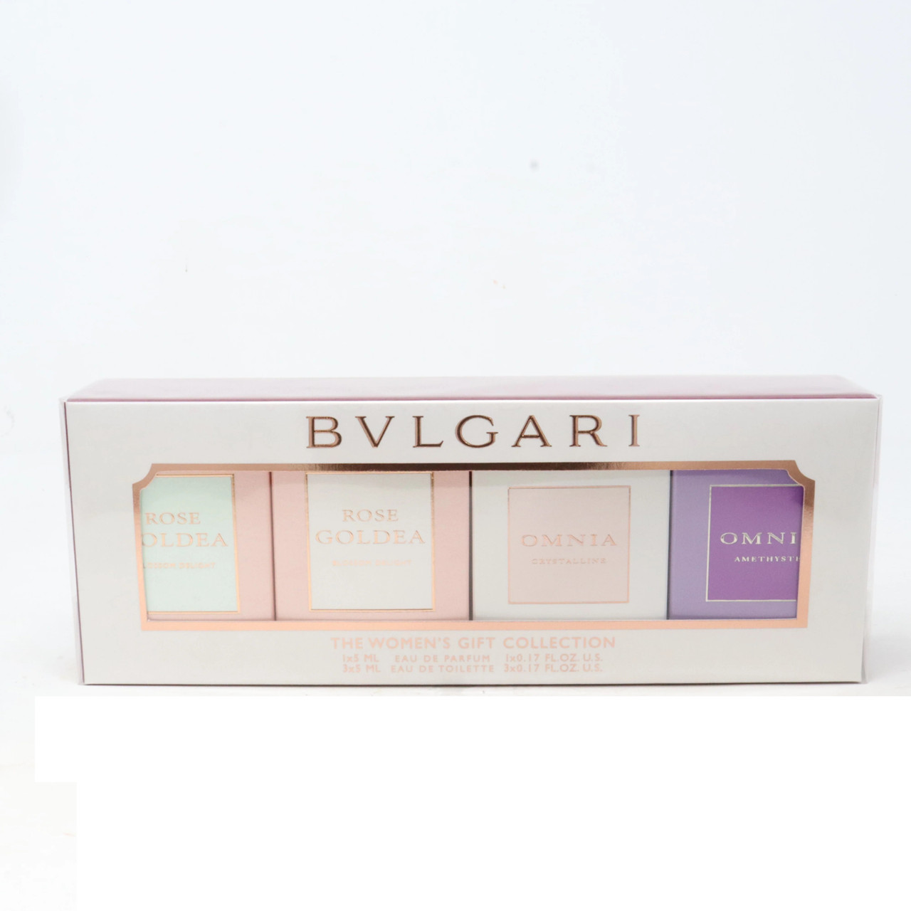 BVLGARI 4 PCS MINI SET FOR WOMEN: 0.17 BLOSSOM DELIGHT EAU DE