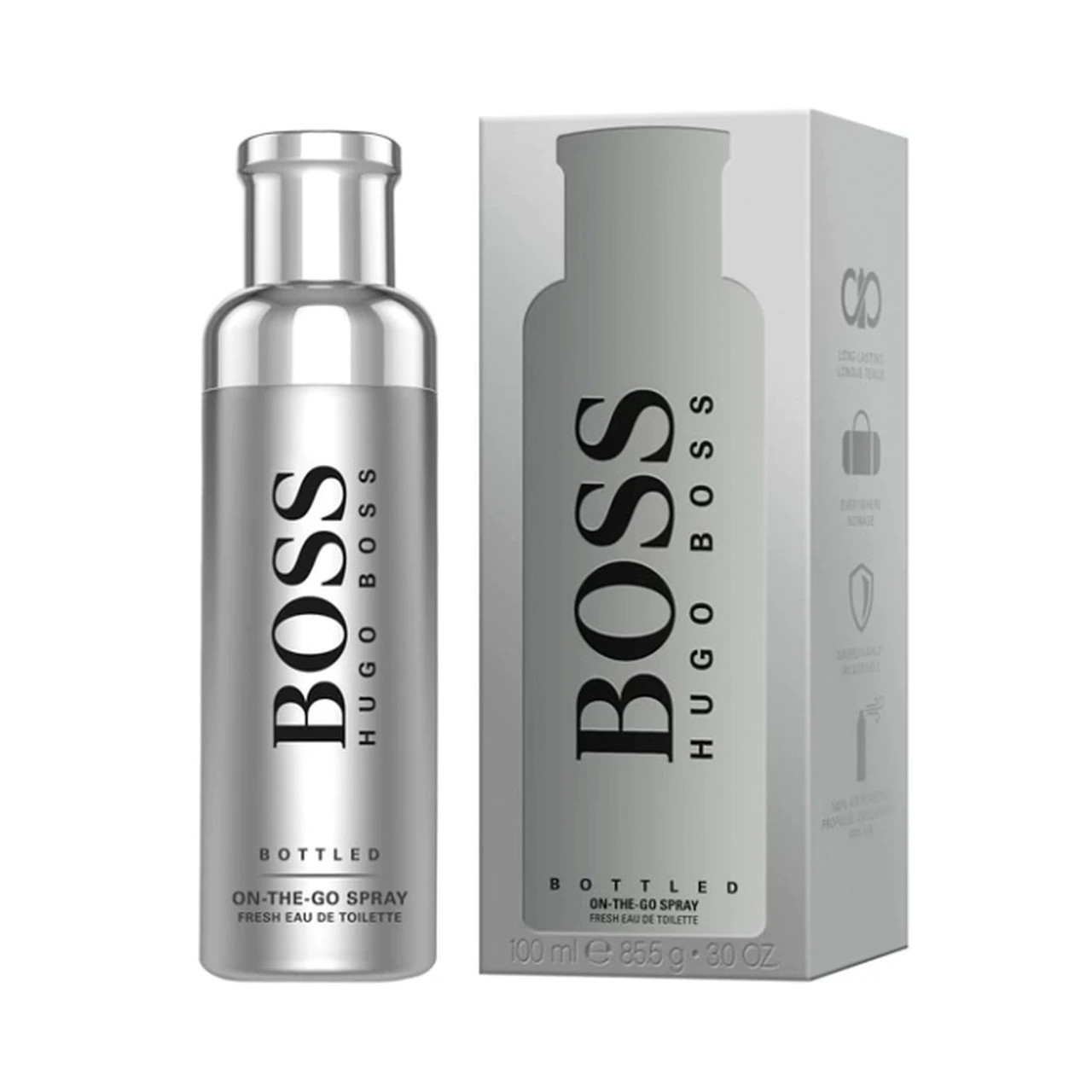 HUGO BOSS BOTTLED ON THE GO 3.4 EAU DE TOILETTE SPRAY Nandansons