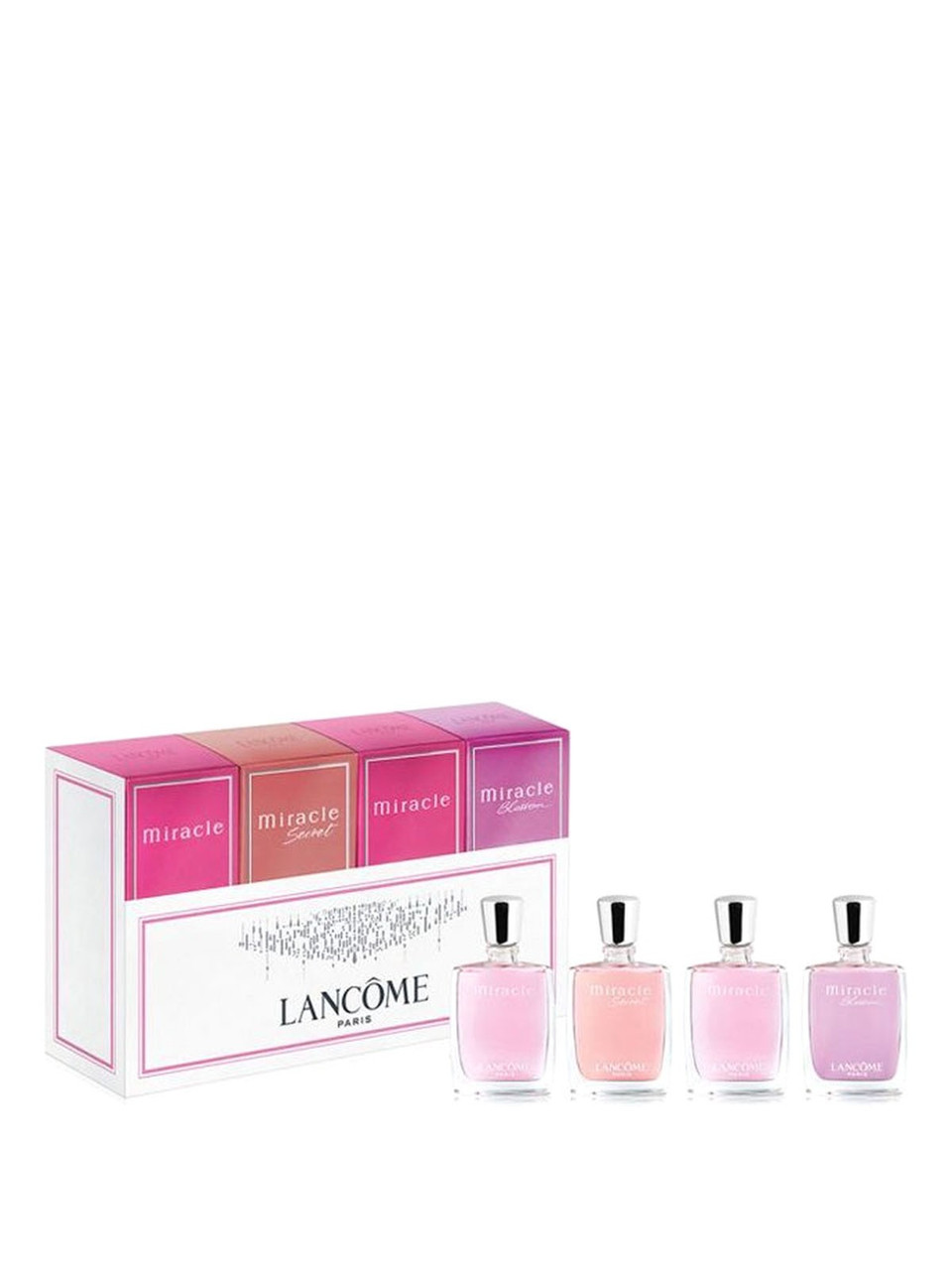 LANCOME MIRACLE 4 PCS MINI SET FOR WOMEN: 2 X MIRACLE 0.17 OZ EAU
