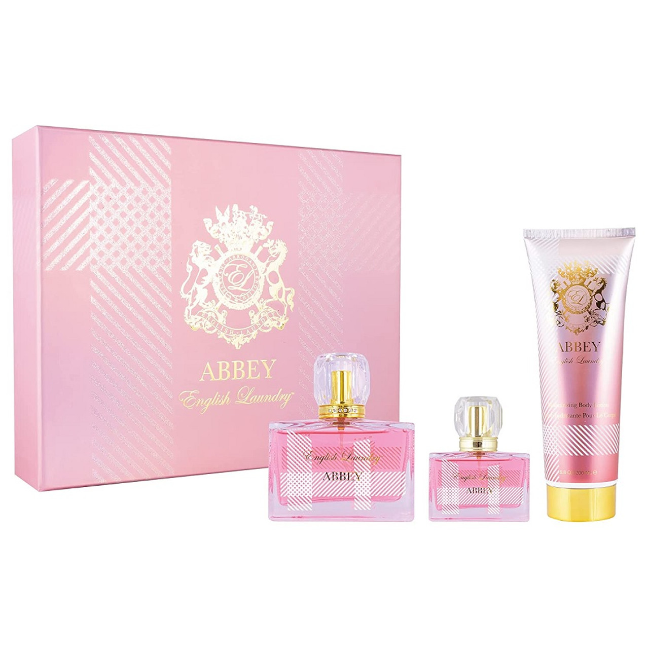 ENGLISH LAUNDRY ABBEY 3 PCS GIFT SET FOR WOMEN: 6.8 BODY LOTION +