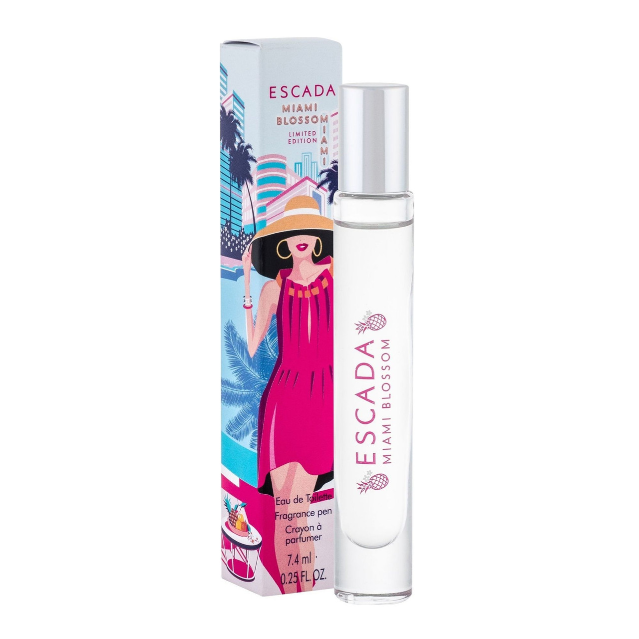 ESCADA MIAMI BLOSSOM Travel Kit Pink Voyage Coussin Cervical Masque Ref 825800 EUR 15,00 - FR