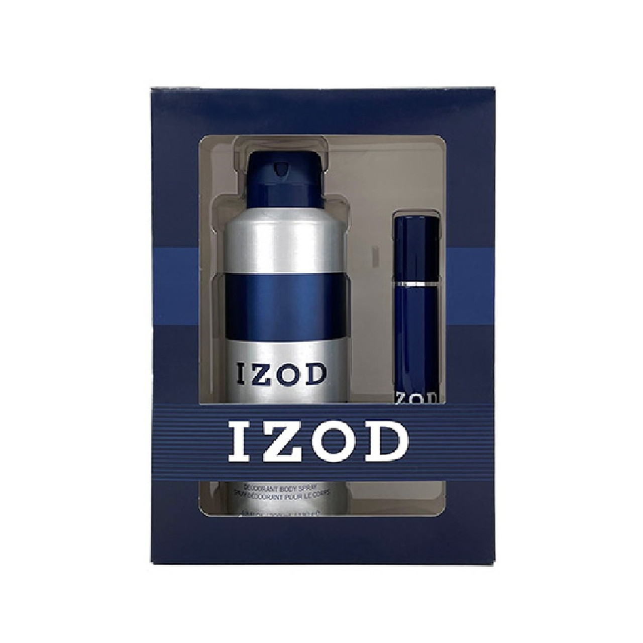 IZOD RED 2 PCS GIFT SET FOR MEN: 0.5 EAU DE TOILETTE TRAVEL SPRAY + 6.8  BODY SPRAY - Nandansons International Inc.