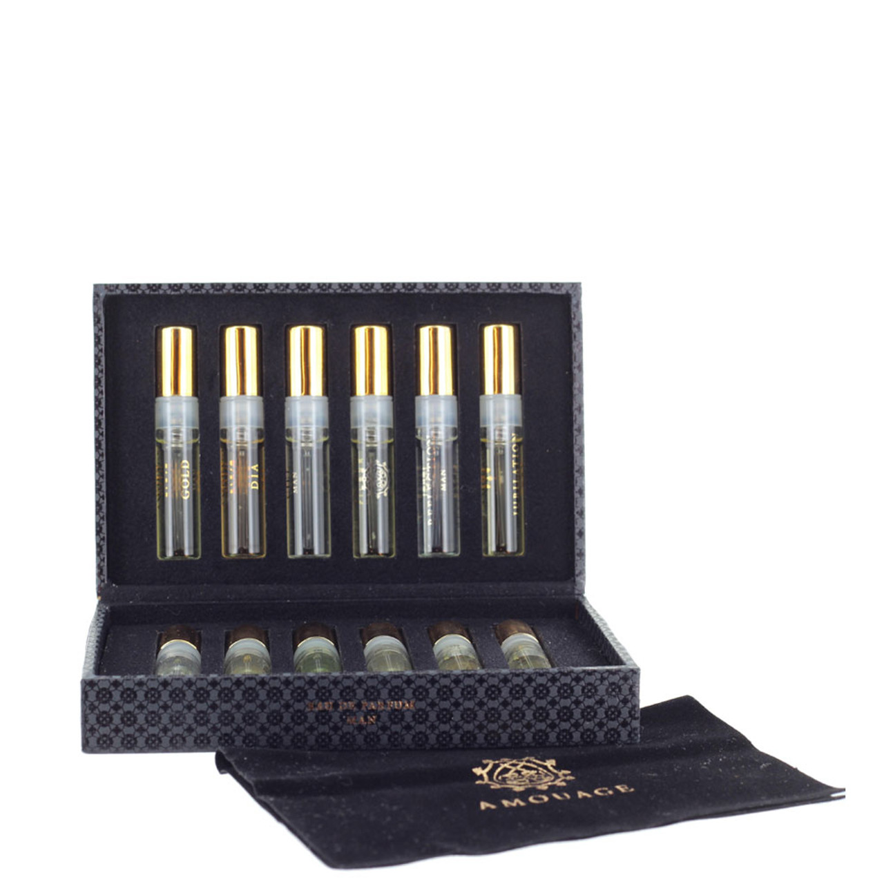 AMOUAGE DISCOVERY SET 12 X 0.06 EAU DE PARFUM FOR MEN GOLD DIA