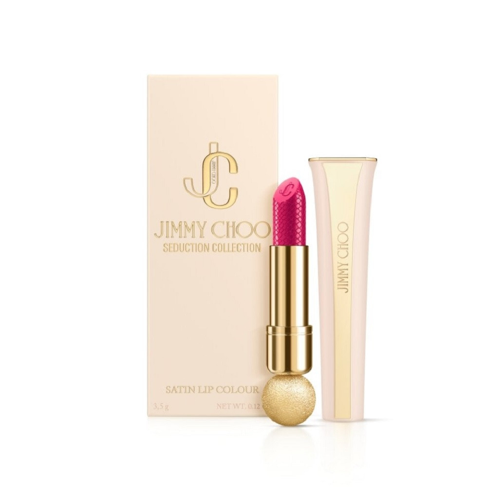 JIMMY CHOO SEDUCTION COLLECTION 0.12 SATIN LIP COLOUR #007 HOT
