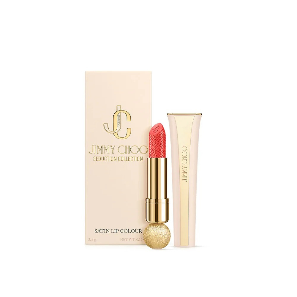 JIMMY CHOO SEDUCTION COLLECTION 0.12 SATIN LIP COLOUR #017 PEACH
