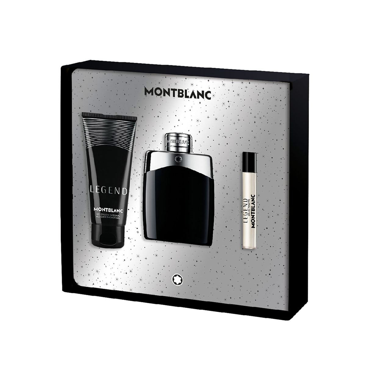 MONT BLANC LEGEND 3 PCS SET FOR MEN: 3.3 EAU DE TOILETTE + 0.25