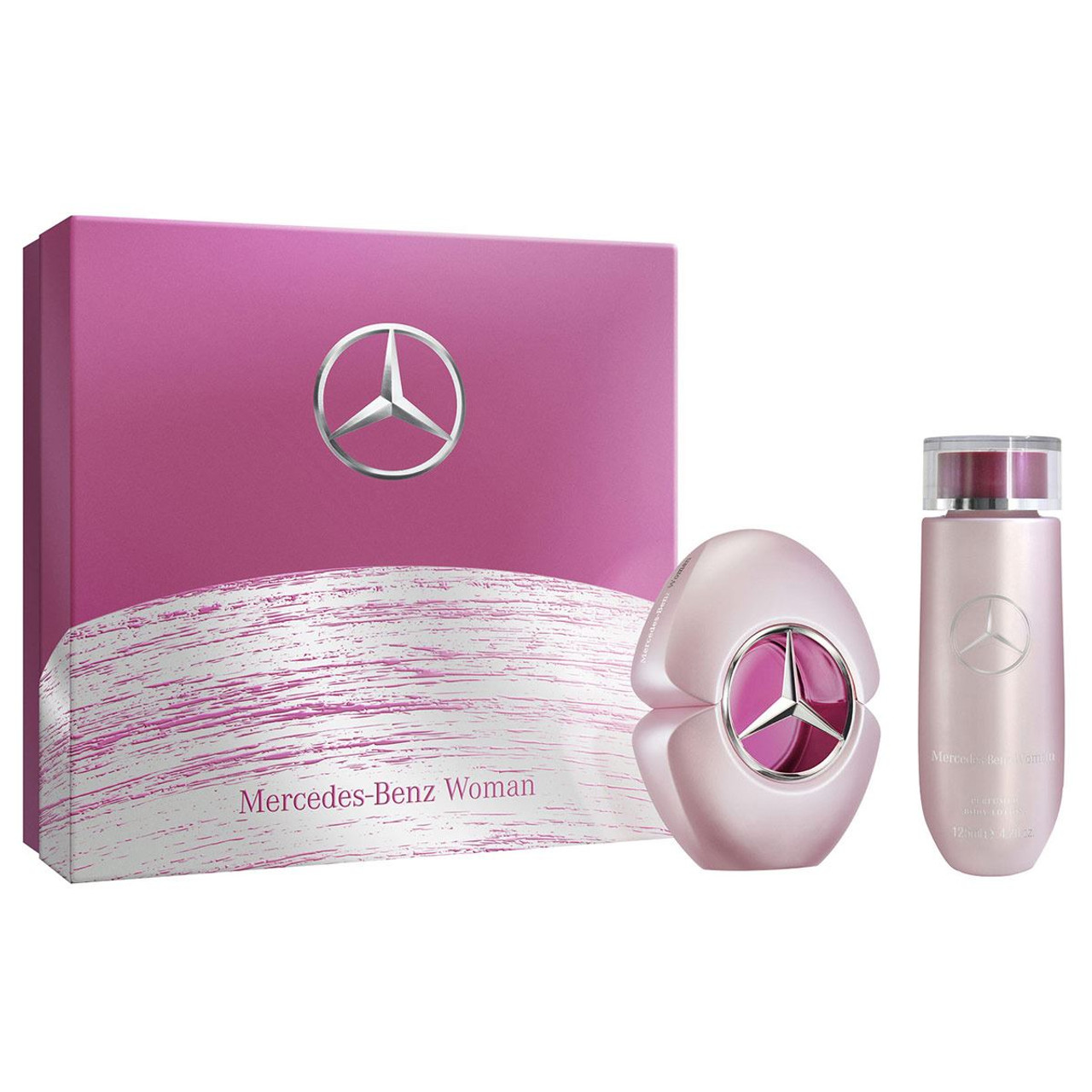 MERCEDES BENZ WOMAN 2 PCS SET 2 OZ EAU DE PARFUM SPRAY 4.2 BODY