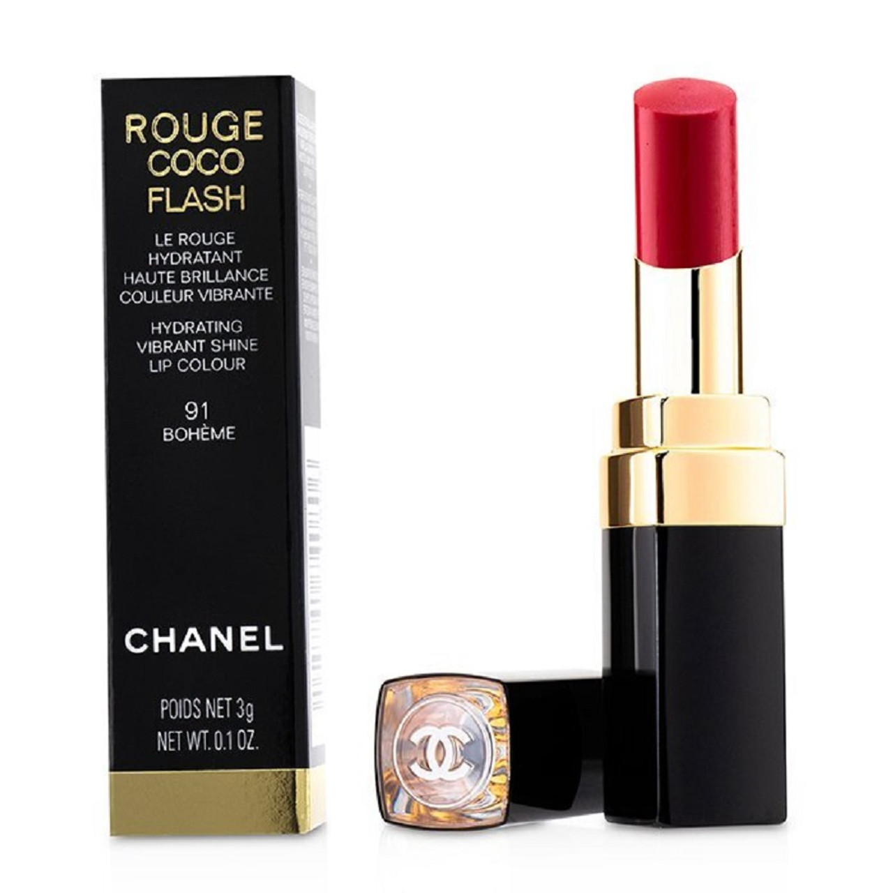 CHANEL Rouge Coco Flash Hydrating Vibrant Shine Lip Colour Card