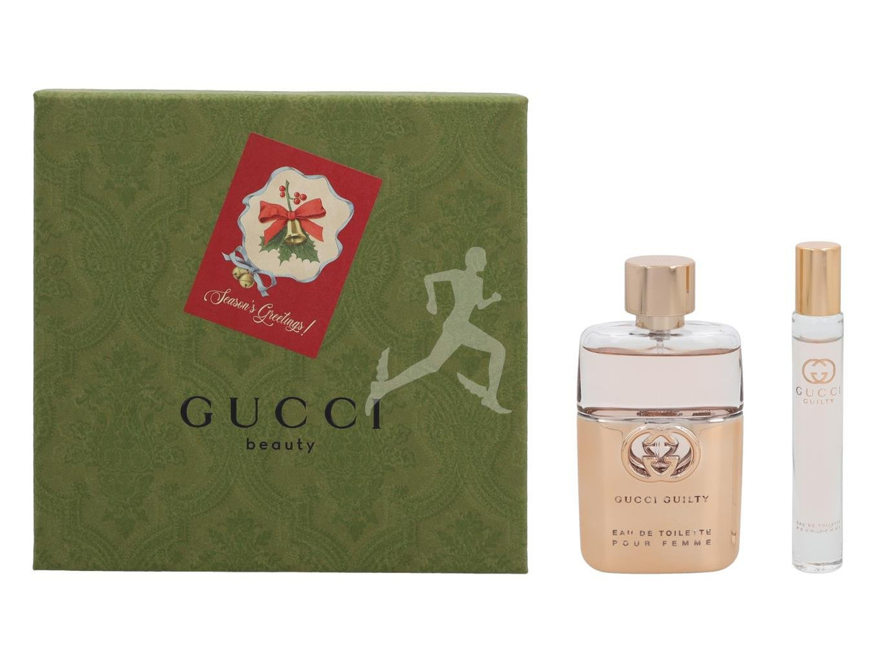 GUCCI GUILTY 2 PCS SET FOR WOMEN: 1.6 EAU DE TOILETTE + 0.25 EAU