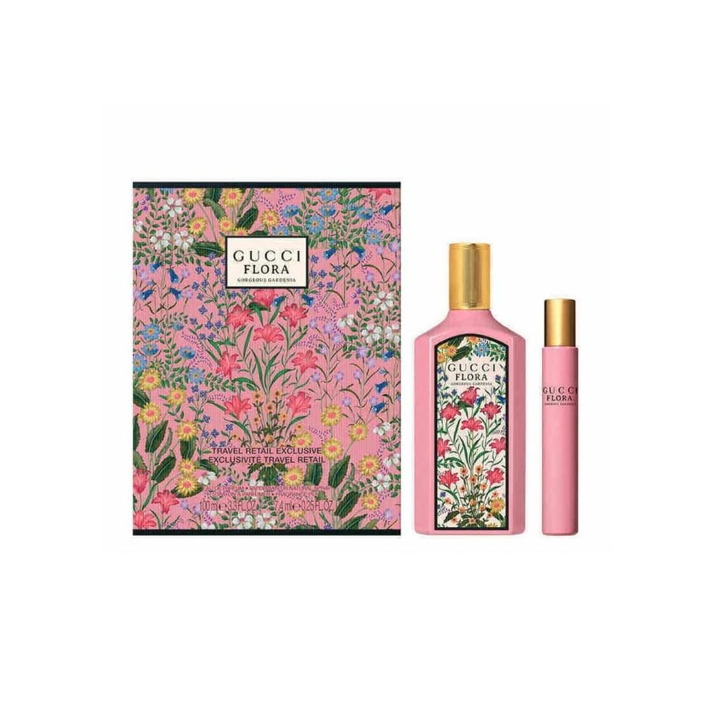 GUCCI FLORA GORGEOUS GARDENIA 2 PCS SET FOR WOMEN: 3.3 EAU DE