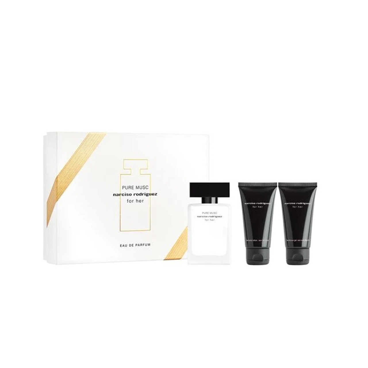 NARCISO RODRIGUEZ PURE MUSC CHRISTMAS 2023 SET F FOR WOMEN: 1.6 EAU DE  PARFUM + 1.6 BODY LOTION + 1.6 SHOWER GEL - Nandansons International Inc.