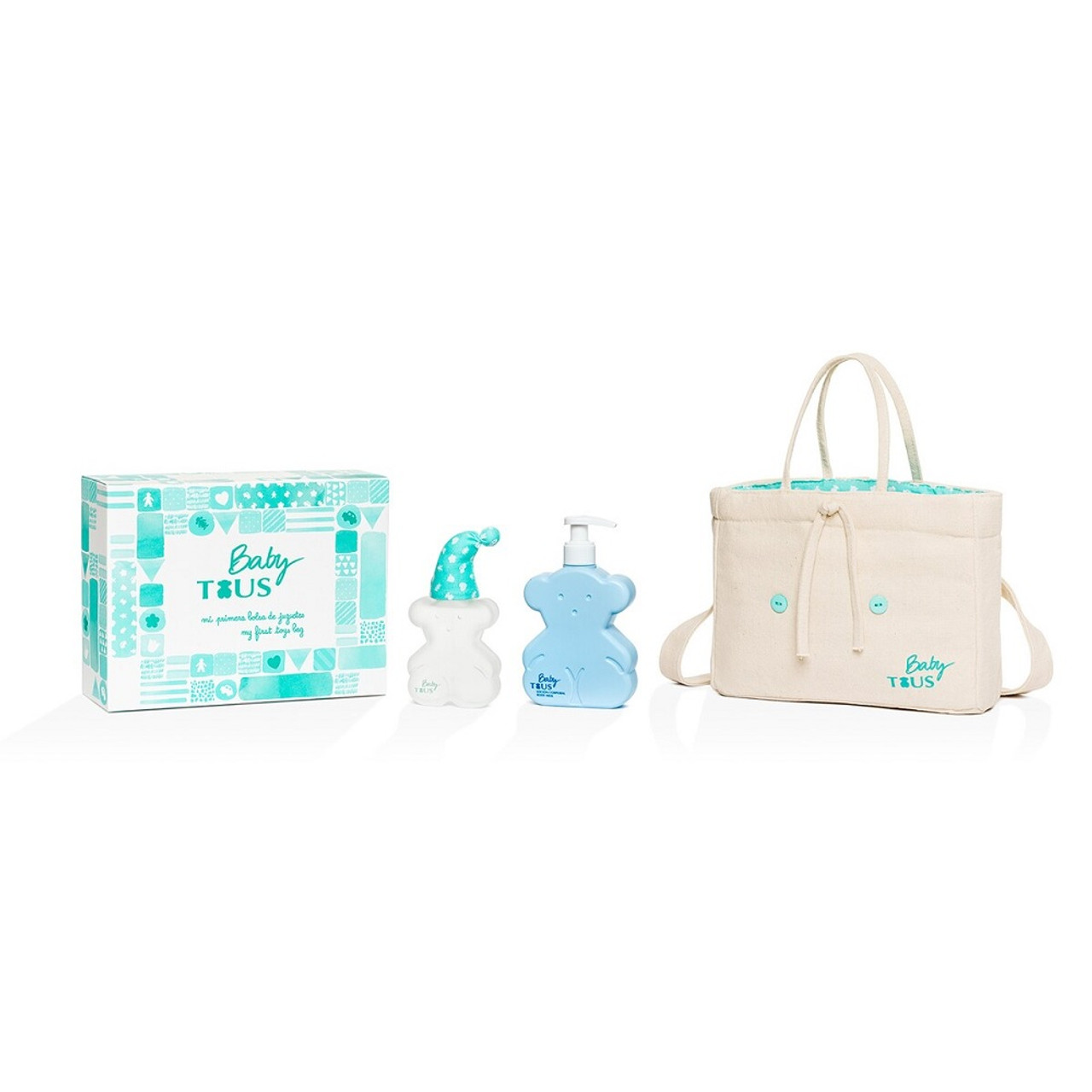 BABY TOUS MY FIRST TRAVEL BAG: 3.4 EAU DE COLOGNE SPRAY + 8.45 OZ LOTION +  TRAVEL BAG - Nandansons International Inc.