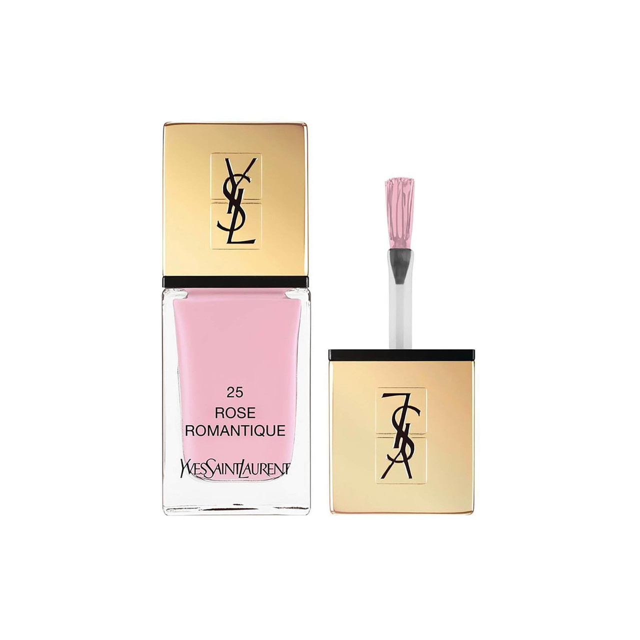 YSL LA LAQUE COUTURE 0.34 NAIL POLISH #25 ROSE ROMANTIQUE