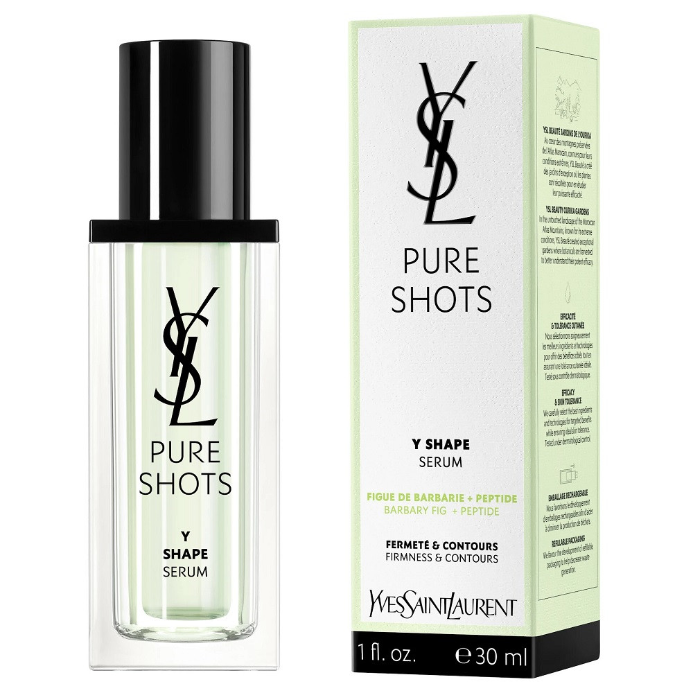 YVES SAINT LAURENT PURE SHOTS 1 OZ Y SHAPE FIRMING SERUM