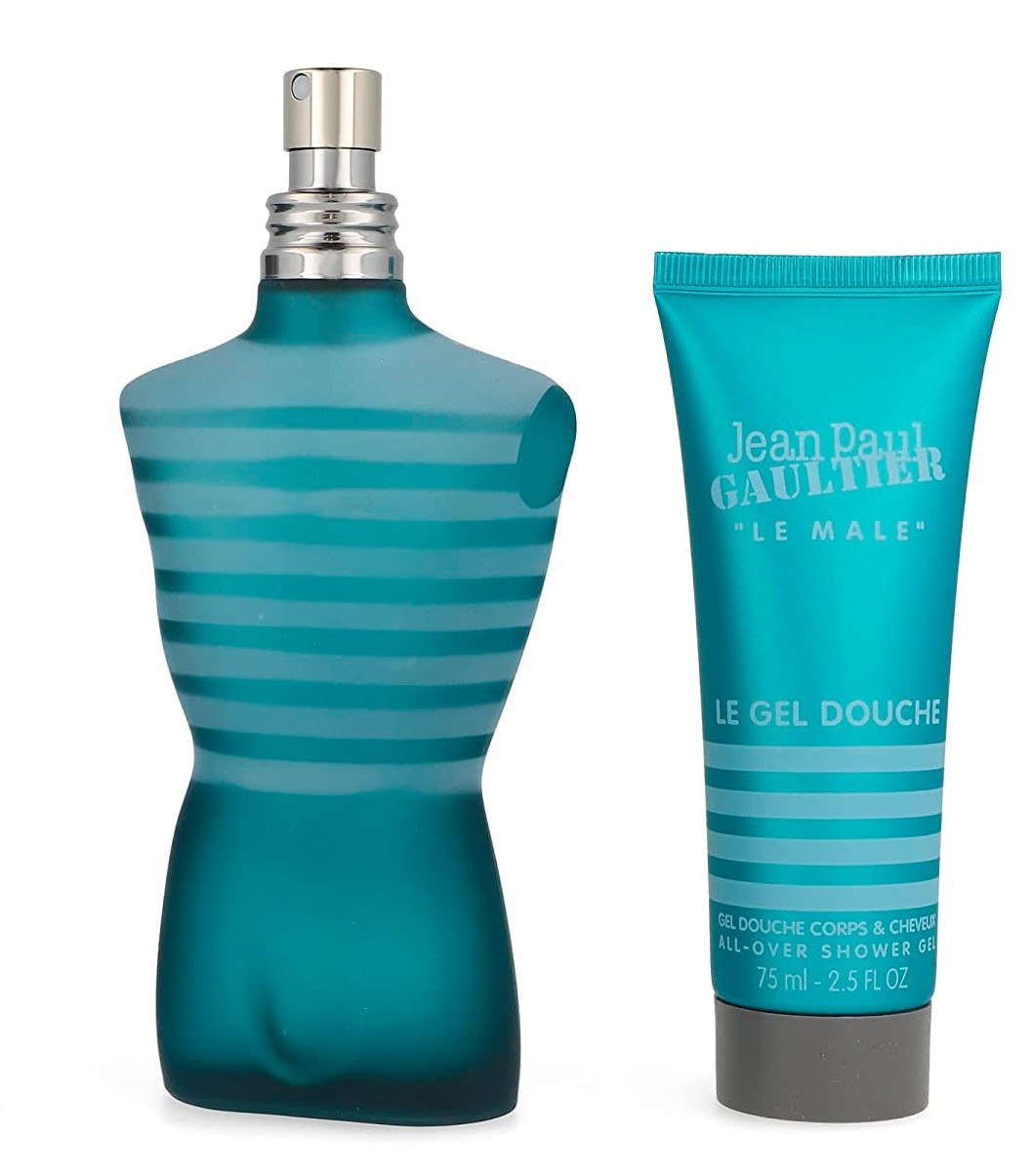 JEAN PAUL GAULTIER LE MALE 2 PCS SET FOR MEN: 4.2 EAU DE TOILETTE