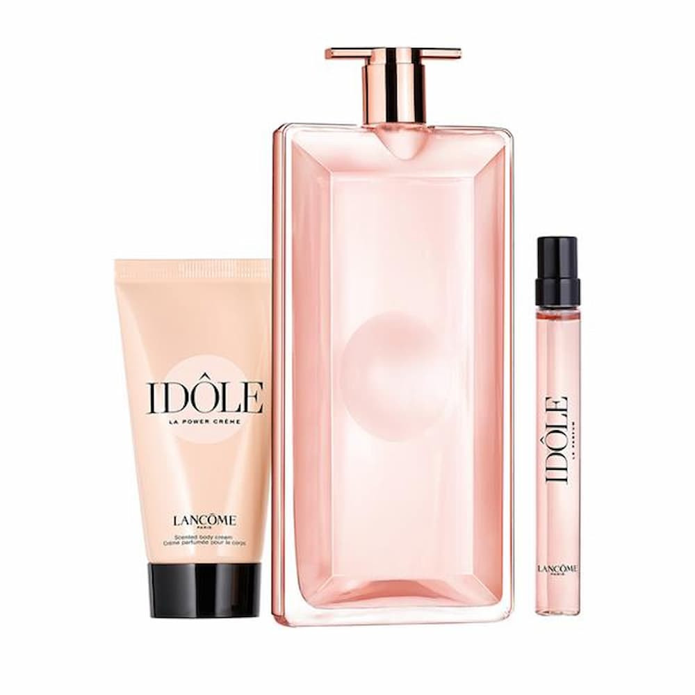 LANCOME IDOLE 3 PCS SET FOR WOMEN: 3.4 LE PARFUM SPRAY + 0.34 LE