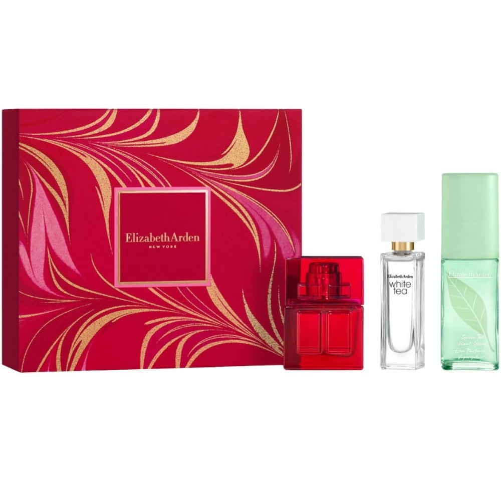 ELIZABETH ARDEN 3 PCS MINI SET FOR WOMEN GREEN TEA 0.5 EAU DE TOILETTE