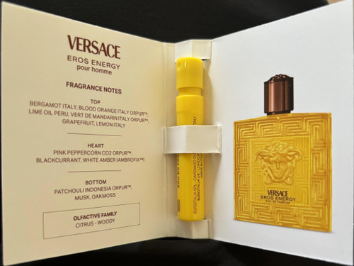 VERSACE EROS ENERGY 0.03 EAU DE PARFUM VIAL SPRAY FOR MEN