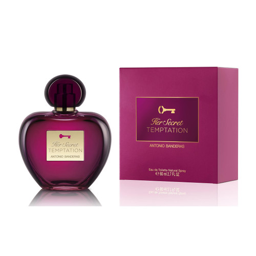 ANTONIO BANDERAS HER SECRET TEMPTATION 2.7 EAU DE TOILETTE SPRAY. ANTONIO BANDERAS HER SECRET TEMPTATION 2.7 EAU DE TOILETTE SPRAY.