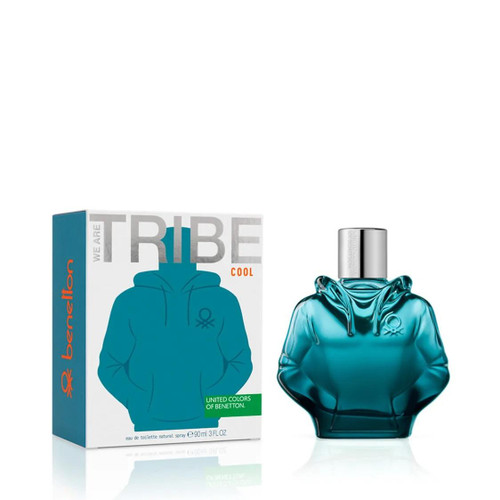 BENETTON WE ARE TRIBE COOL 3 OZ EAU DE TOILETTE SPRAY FOR MEN BENETTON WE ARE TRIBE COOL 3 OZ EAU DE TOILETTE SPRAY FOR MEN