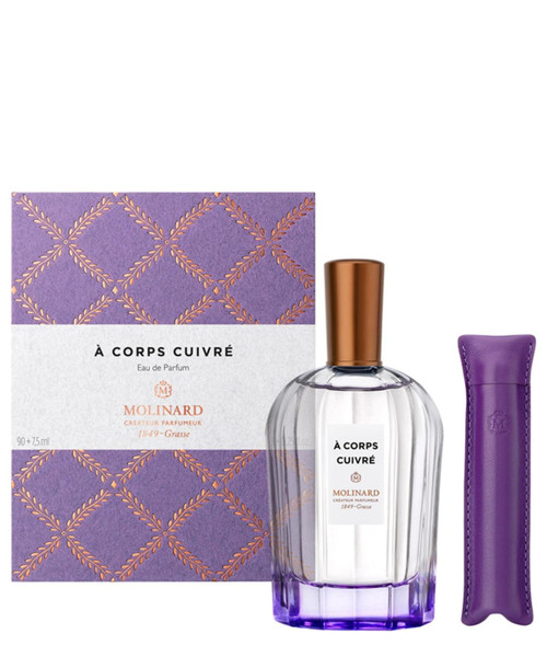 MOLINARD A CORPS CUIVRE 2 PCS SET: 3 OZ EAU DE PARFUM SPRAY + 0.25 EAU DE PARFUM SPRAY