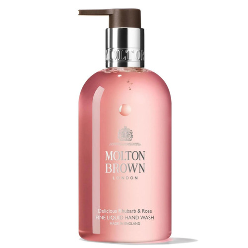 MOLTON BROWN DELICIOUS RHUBARB & ROSE 10 OZ HAND WASH