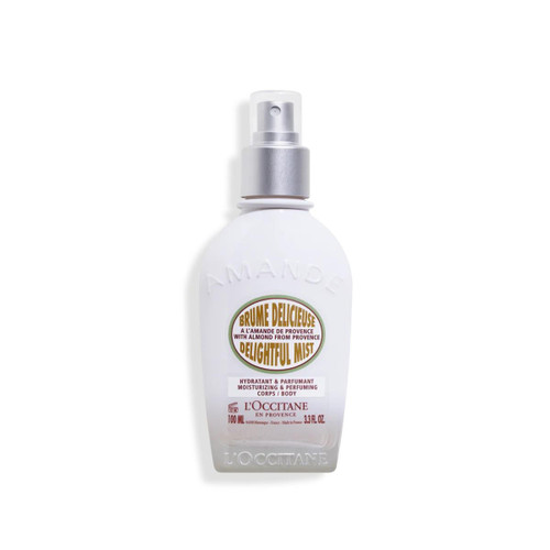 L'OCCITANE ALMOND 3.3 DELIGHTFUL BODY MIST.