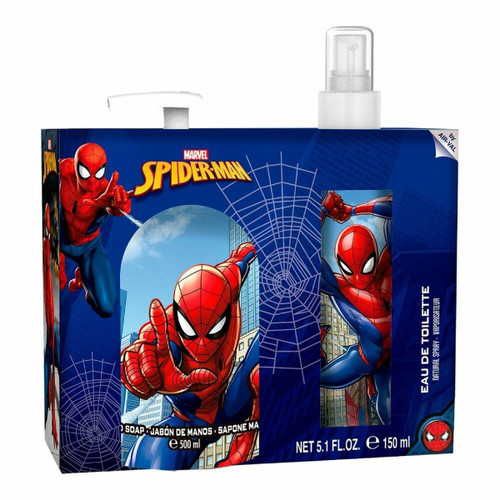 MARVEL SPIDERMAN 2 PCS SET: 5.1 EAU DE TOILETTE SPRAY + 16.9 HAND SOAP