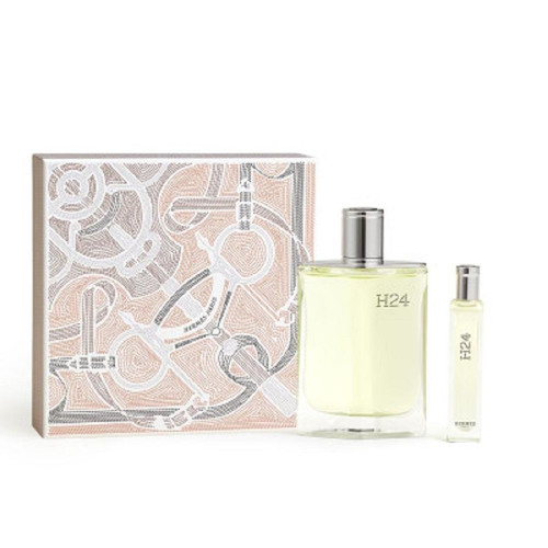 HERMES H24 2 PCS SET FOR MEN: 3.3 EAU DE TOILETTE SPRAY + 0.42 EAU DE TOILETTE SPRAY