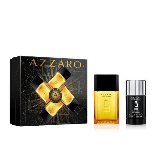 AZZARO POUR HOMME 2 PCS SET: 3.3 EAU DE TOILETTE SPRAY + 2.2 DEODORANT STICK