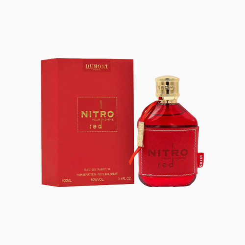 NITRO RED DUMONT PARIS POUR HOMME 3.4 EAU DE PARFUM SPRAY