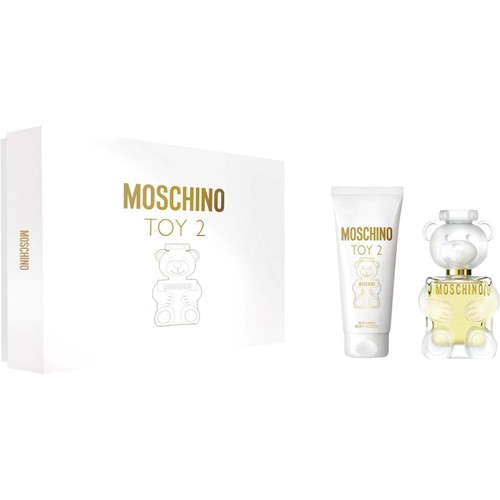 MOSCHINO TOY 2 2 PCS SET FOR WOMEN: 1 OZ EAU DE PARFUM SPRAY + 1.7 BODY LOTION