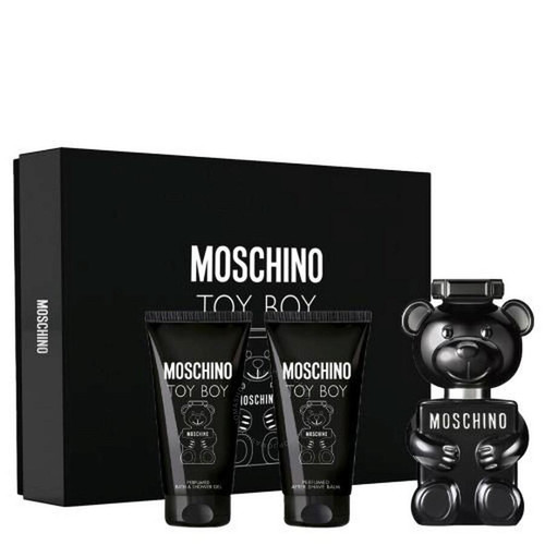MOSCHINO TOY BOY 3 PCS SET: 1.7 EAU DE PARFUM SPRAY + 1.7 SHOWER GEL + 1.7 AFTER SHAVE