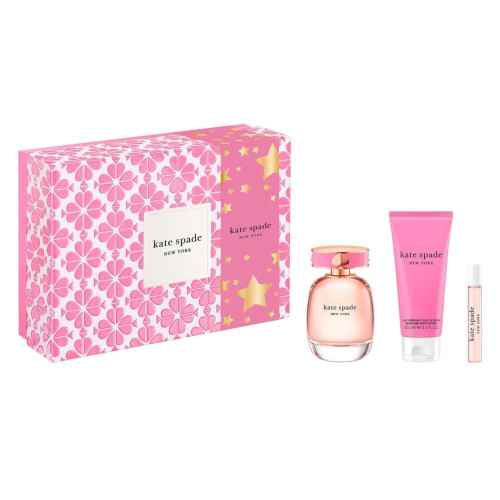 KATE SPADE 3 PCS SET FOR WOMEN: 3.3 EAU DE PARFUM SPRAY + 3.3 BODY LOTION + 0.25 EAU DE PARFUM SPRAY