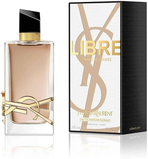 YSL LIBRE FLOWERS & FLAMES 3 OZ EAU DE PARFUM SPRAY FOR WOMEN