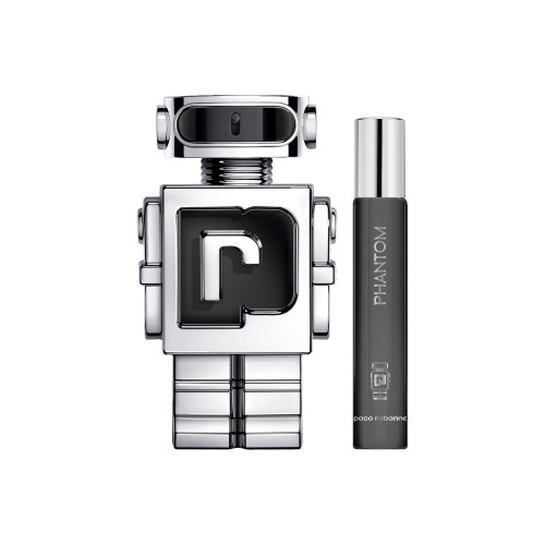 PACO RABANNE PHANTOM 2 PCS SET FOR MEN: 3.4 EAU DE TOILETTE SPRAY + 0.34 EAU DE TOILETTE SPRAY