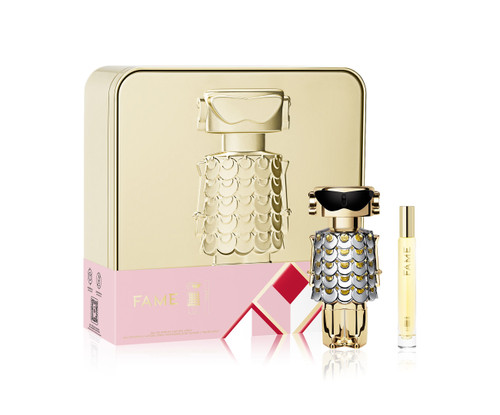 PACO RABANNE FAME 2 PCS SET FOR WOMEN: 1 OZ EAU DE PARFUM SPRAY + 0.34 EAU DE PARFUM SPRAY